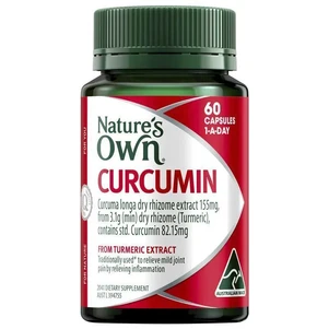 (PRE ORDER) Nature's Own Curcumin 60 Capsules shelf life 2yrs
